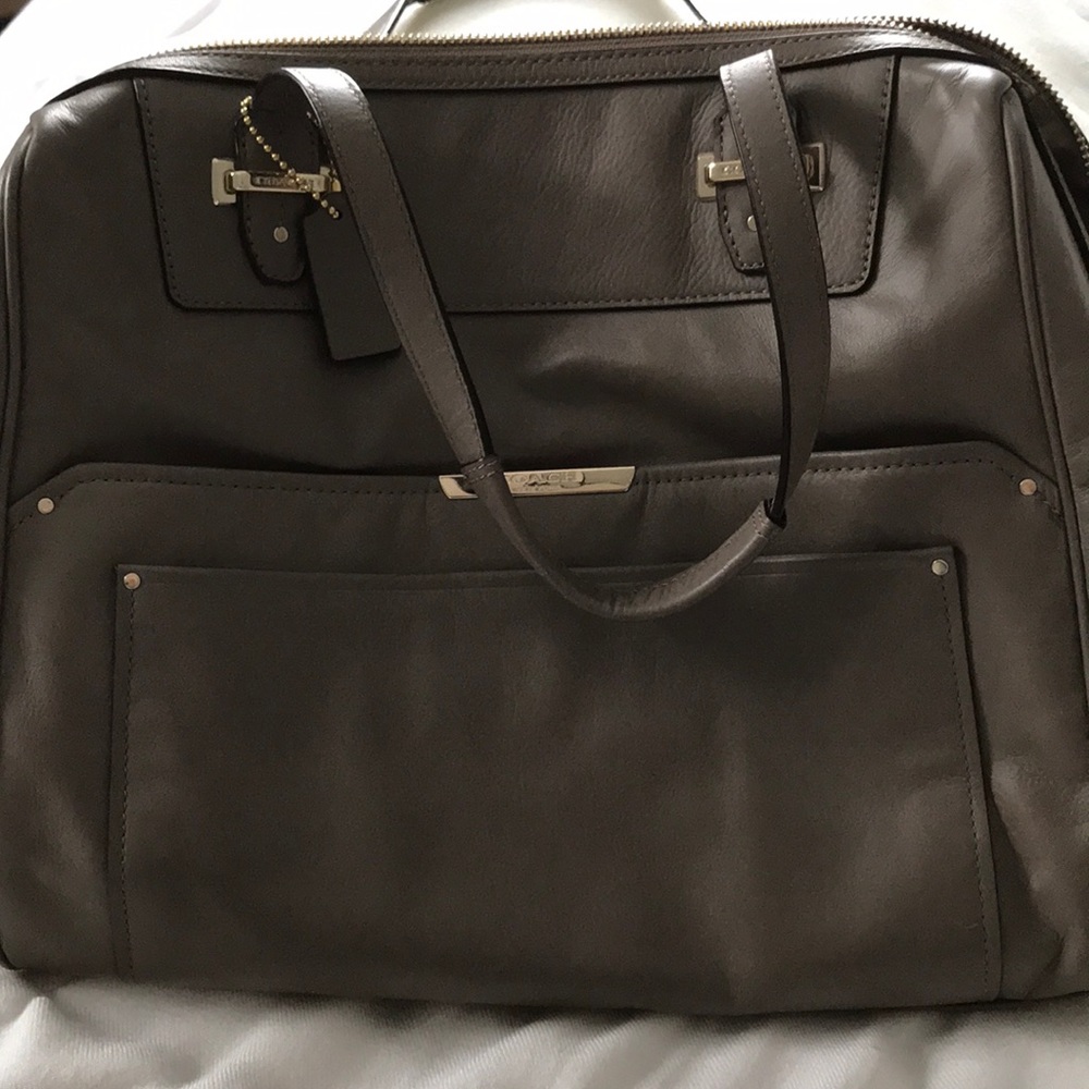 Taupe Coach bag